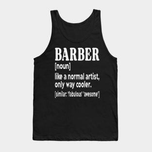 Barber Funny Definition Tank Top